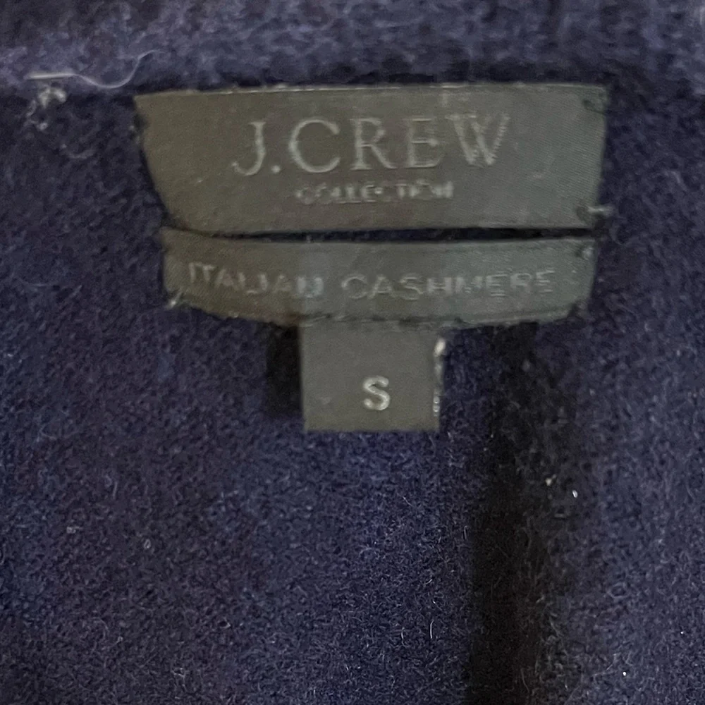 J.Crew Italian Cashmere Striped Sweater Size Small